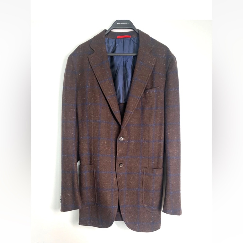 Isaia "Domenico" Cashmere Sport Coat Jacket